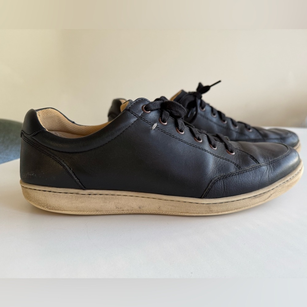 Cole Haan Sagan Black Leather Sneakers